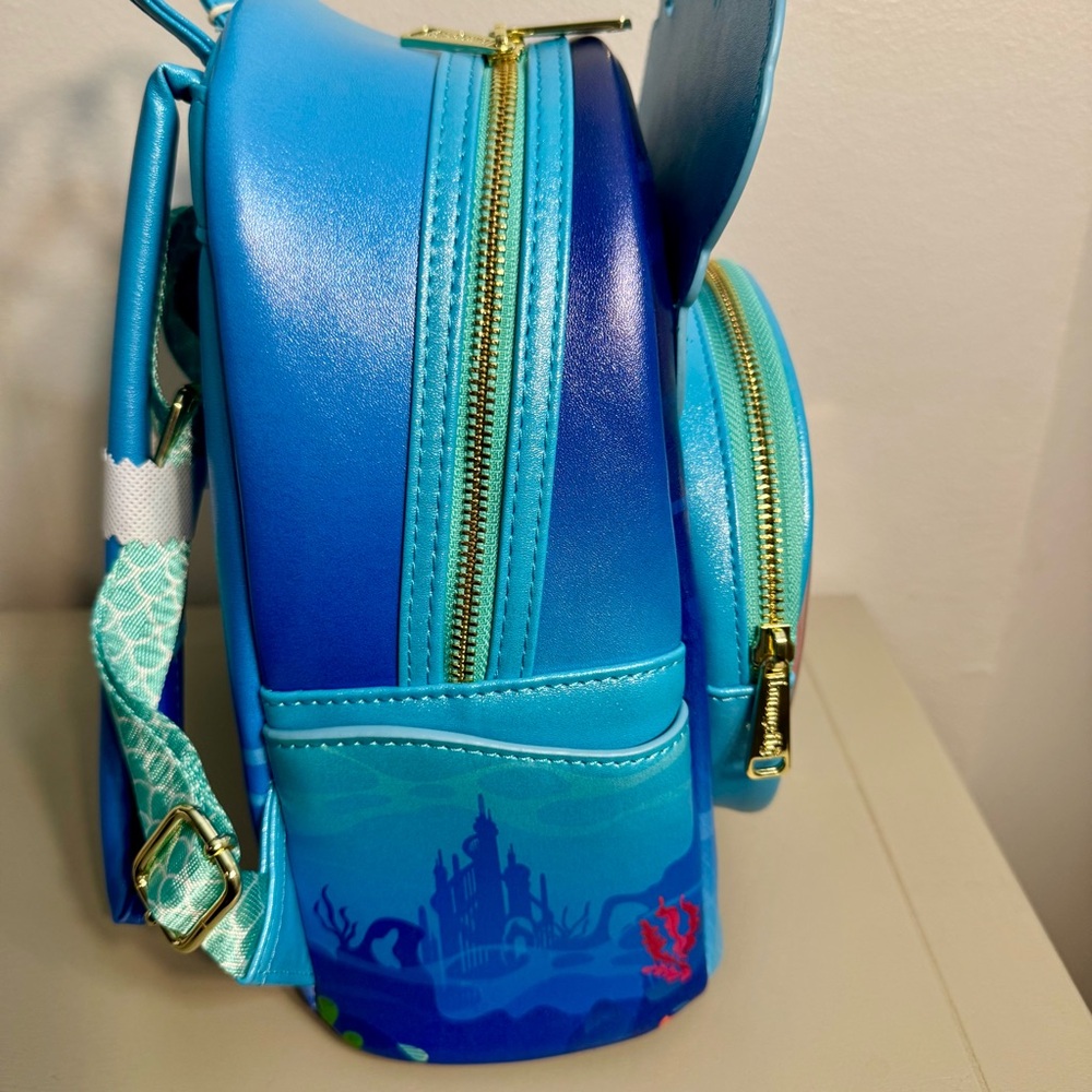 NWT. Loungefly Disney The Little Mermaid 35th Anniversary backpack - Picture 7 of 13